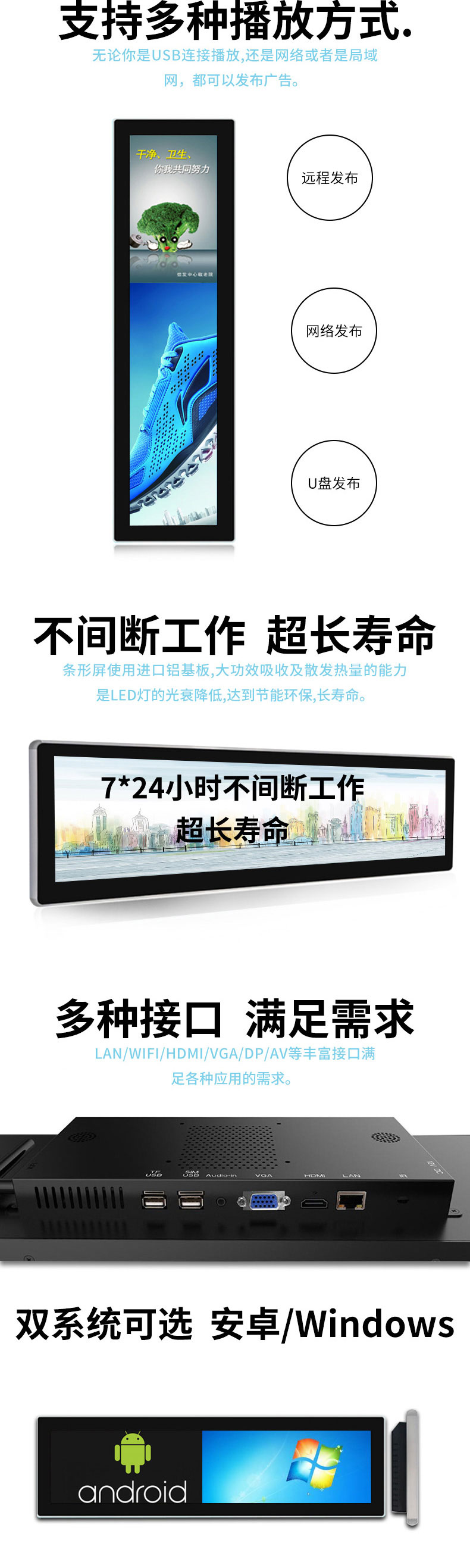 支持遠程與U盤內容發布 支持遠程與U盤內容發布