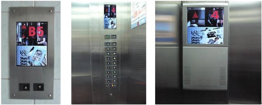 電梯廣告機(jī)使用效果展示 電梯廣告機(jī)使用效果展示